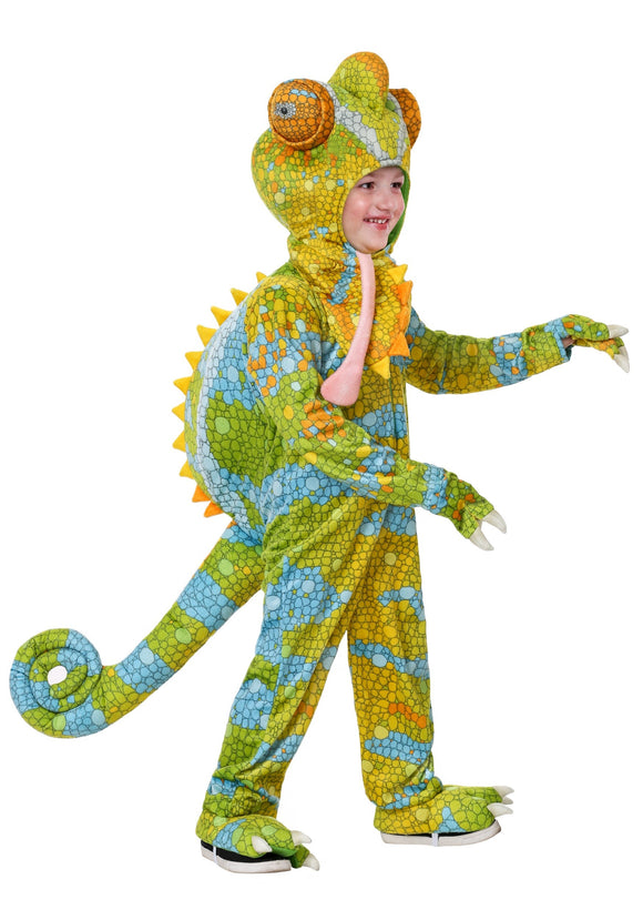 Realistic Chameleon Costume for a Toddler