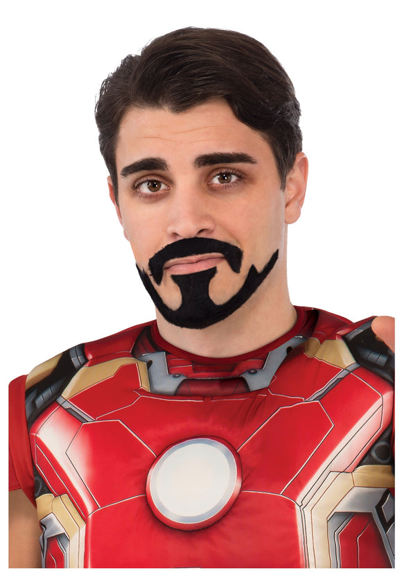 Tony Stark Iron Man Mustache & Goatee