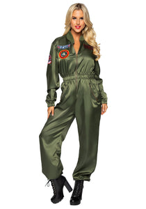 Women's Top Gun Women's Flight Suit Costume