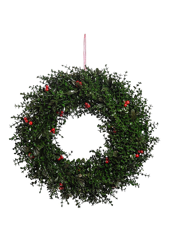 Traditional Christmas Holly Wreath