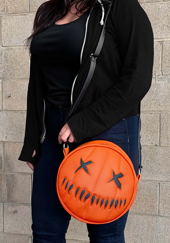 Black Trick 'r Treat Sam O' Lantern Bag for Adults