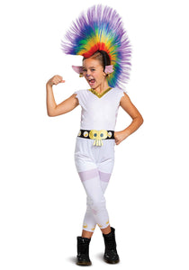 Trolls Barb Rainbow Classic Costume with Wig