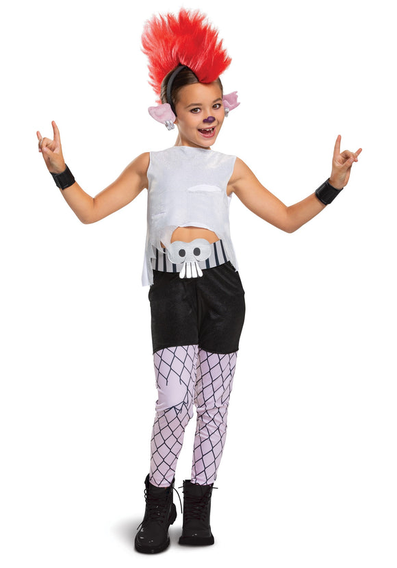 Trolls World Tour Girl's Deluxe Barb Costume
