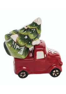 Truck and Tree Salt and Pepper Shaker Set