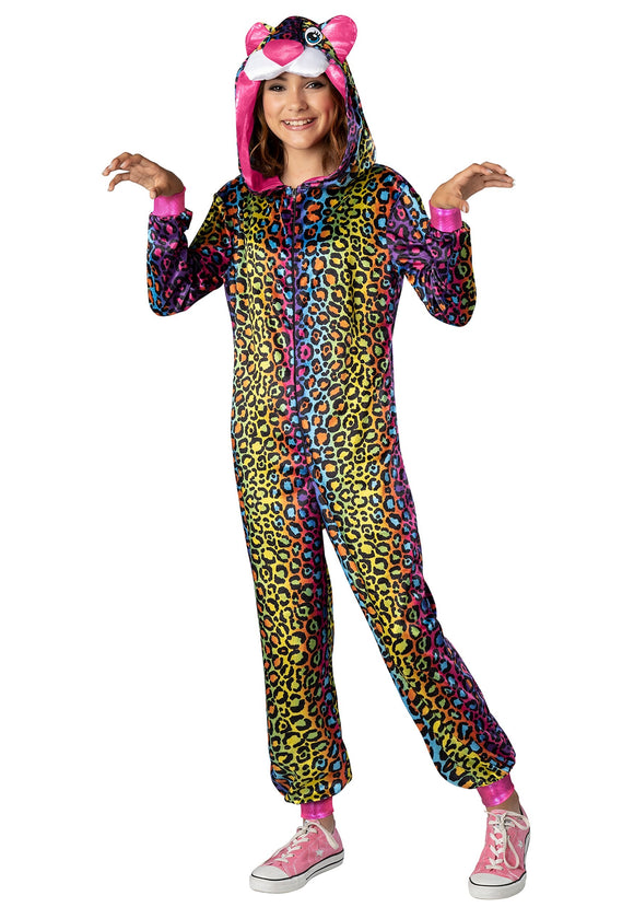 Neon Leopard Tween Costume