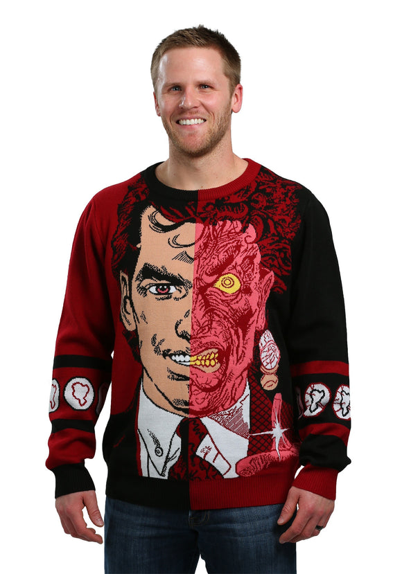 Two-Face Pullover Ugly Christmas Sweater