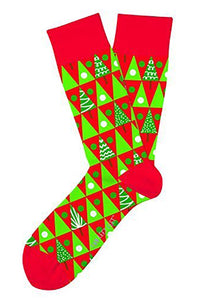 Two Left Feet Christmas Pine Grove Adult Holiday Socks