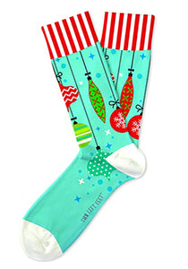Two Left Feet Trim-A-Tree Christmas Ornament Adult Socks