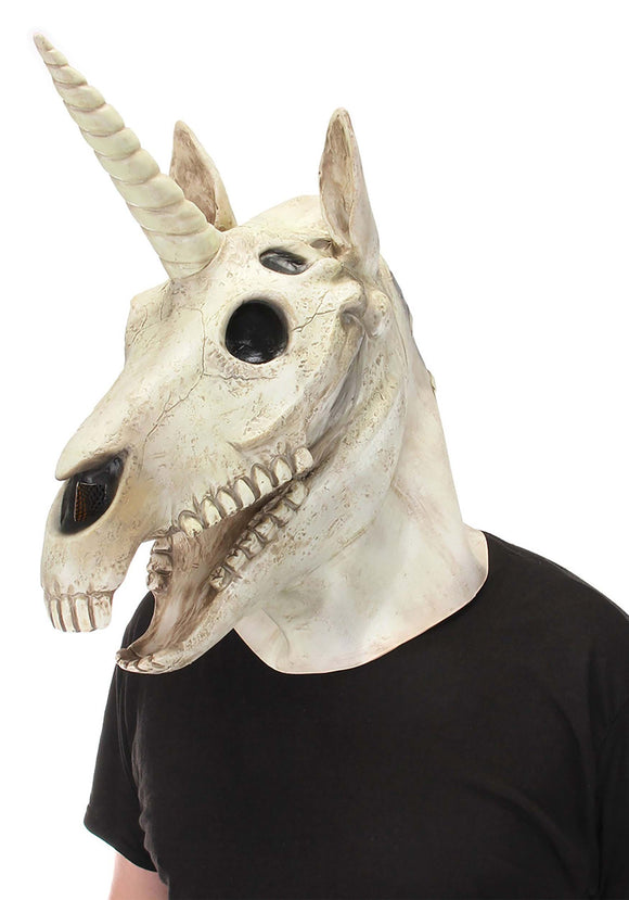 Skull Mouth Mover Unicorn Mask