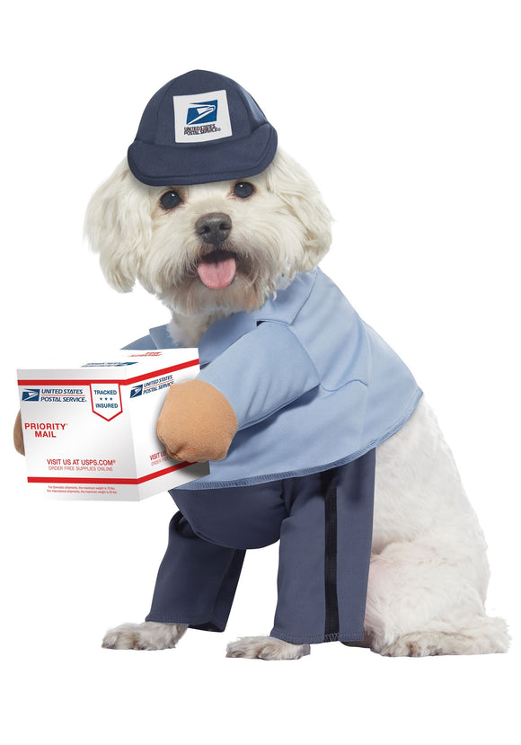 Dog USPS Mail Carrier Costume