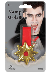 Vampire Medallion Costume Necklace