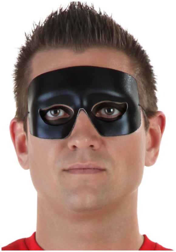 Hero and Villain Black Eye Mask