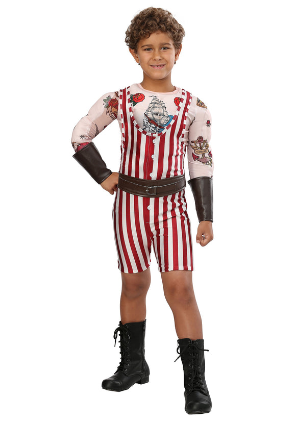 Vintage Strongman Costume for Boys