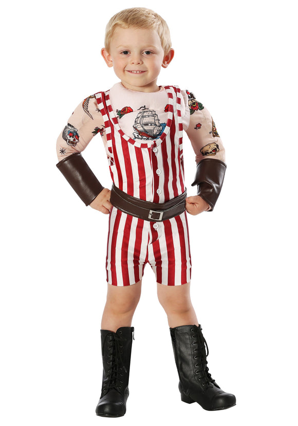 Vintage Strongman Costume for Toddlers