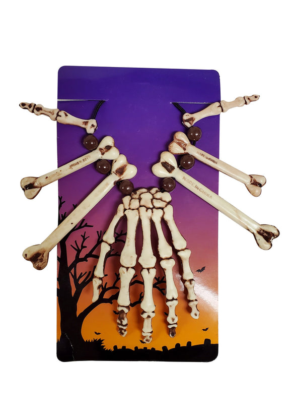 Voodoo Necklace Skeleton Hand