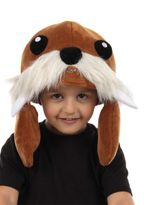 Brown Walrus Spray Toy Hat