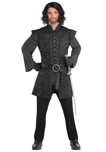 Warrior Black Tunic Men's Costume