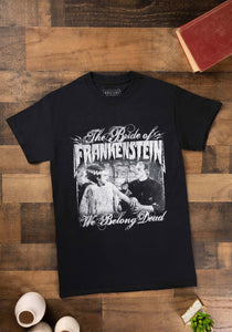 Bride of Frankenstein "We Belong Dead Graphic" T-shirt