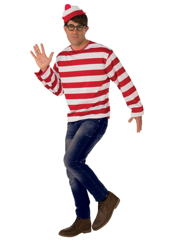 Where's Waldo Men's Costume