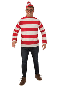 Plus Size Adult Costume Where's Waldo XXL 2X