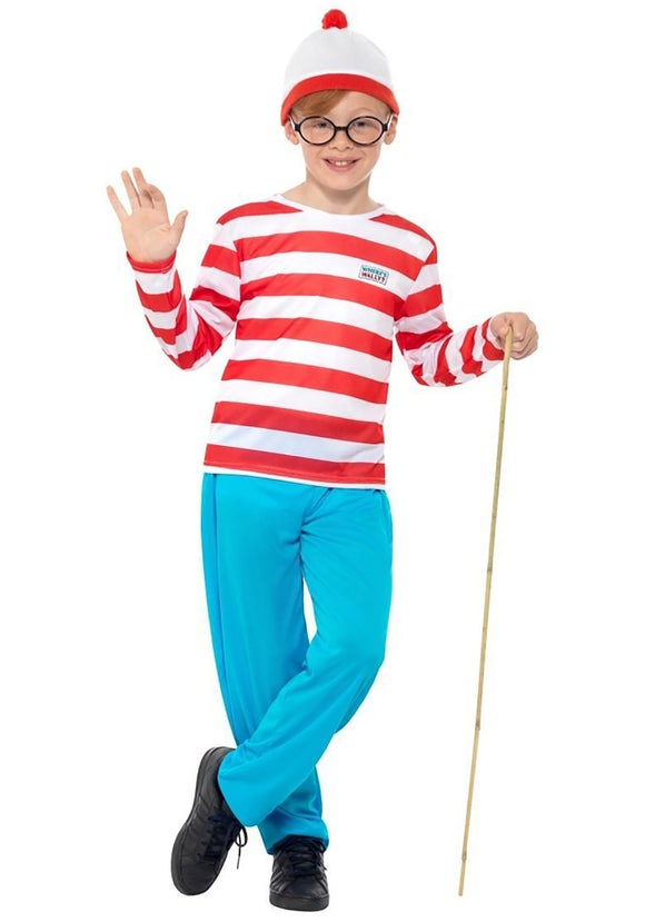 Where's Wally? Wally Costume for Boys