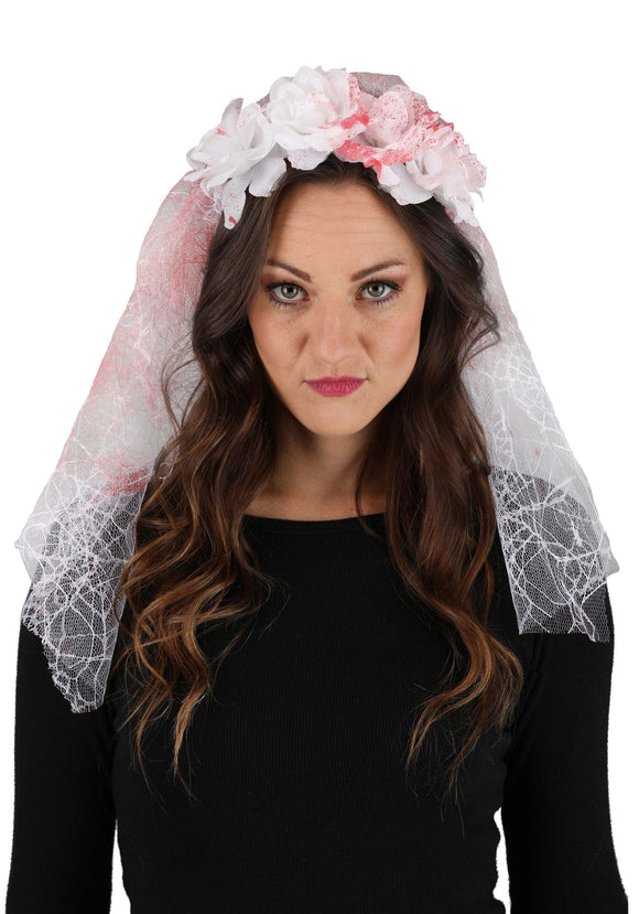White Bloody Veil Accessory