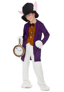 White Rabbit Child Costume for Kids