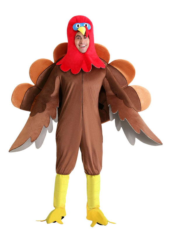 Adults Wild Turkey Costume | Thanksgiving Costume | Exclusive