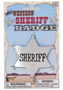 Wild West Sheriff Badge
