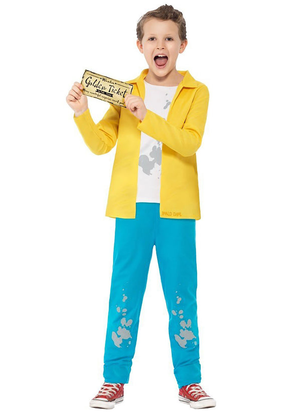 Kids Willy Wonka Charlie Bucket Costume