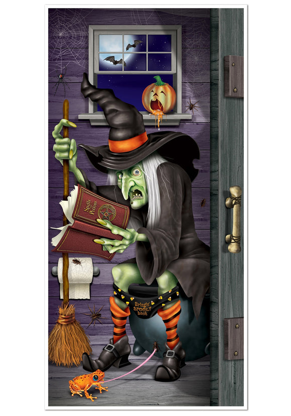 Witch Bathroom Door Cover