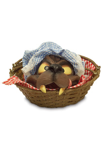 Wolf Head in Basket