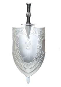 Valiant Knight Silver Sword & Shield