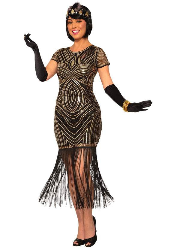 Art Deco Flapper Dress Women's Costume – Kids Halloween Costumes