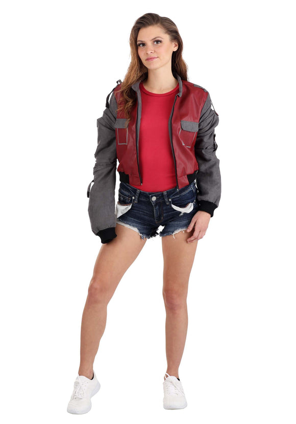 Back to the Future II Women's Marty McFly Costume Jacket
