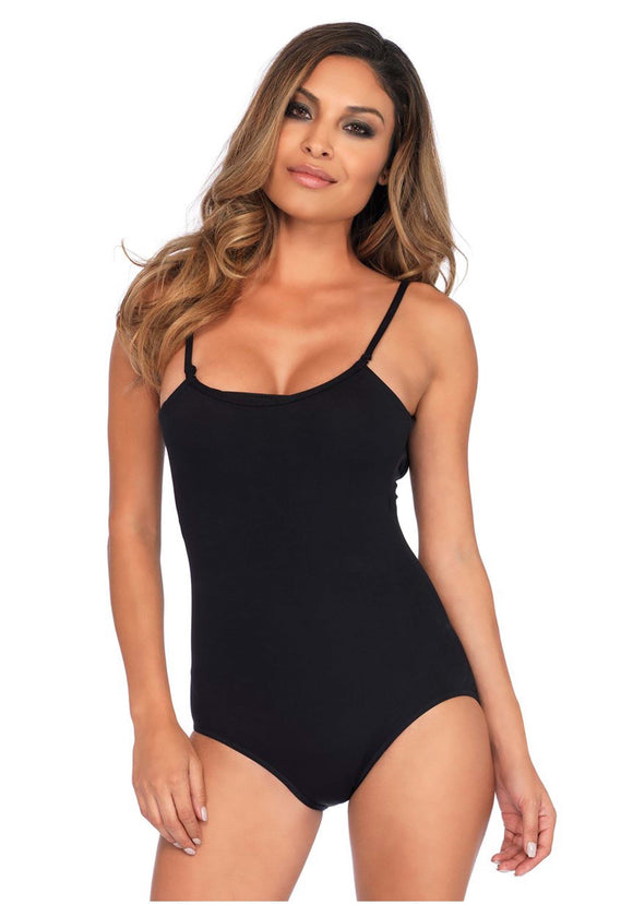 Women's Basic Black Costume Bodysuit