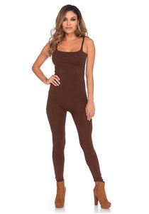 Basic Brown Unitard Costume for Women