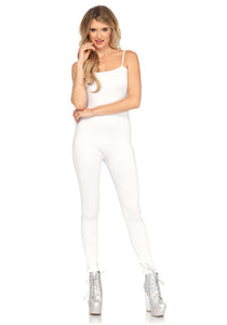 Basic White Unitard Costume for Women