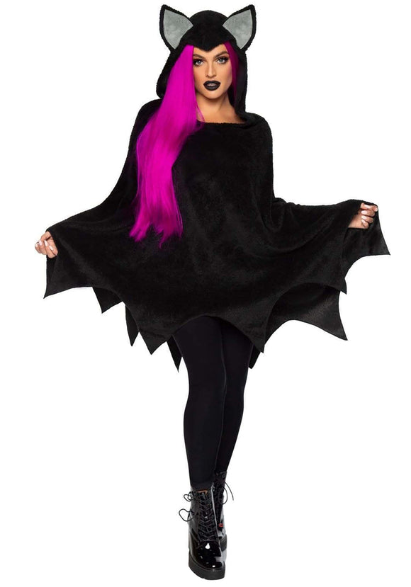 Women's Costume Bat Poncho