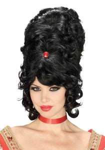 Women's Black Beehive Wig