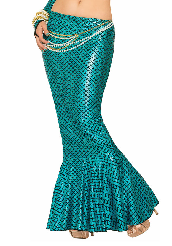 Blue Mermaid Fin Women's Skirt Costume
