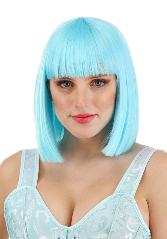 Bright Blue Women's Bob Wig