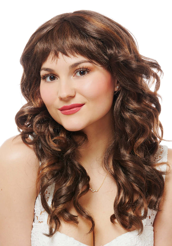 Women's Brown Ciao Bella Costume Wig