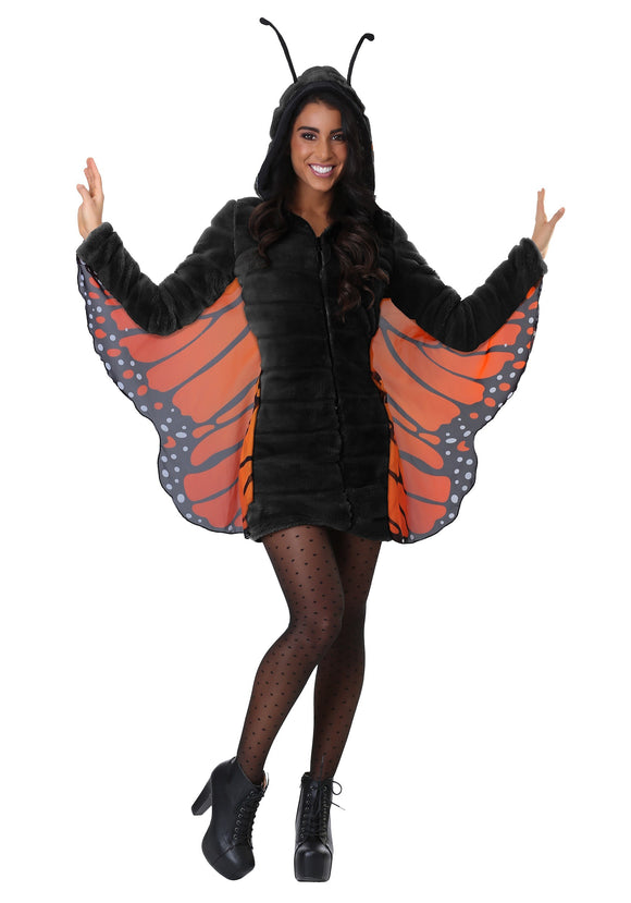 Cozy Monarch Costume Butterfly for Women