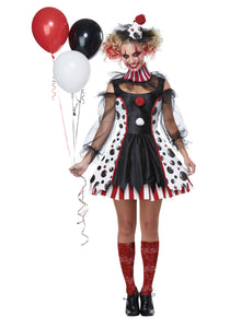 Creepy Clown Costume for Women