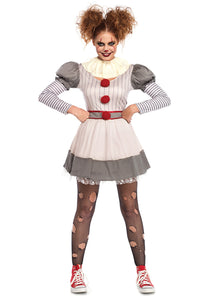 Creepy Clown Women's Costume