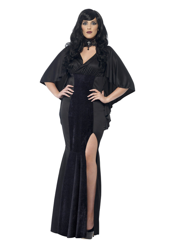 Women's Curves Dark Sorceress Plus Costume