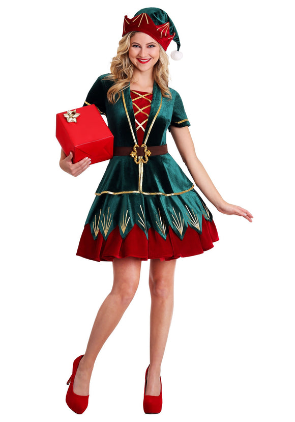 Women's Deluxe Elf Costume