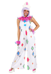 Diamond Flare Women's Clown Costume