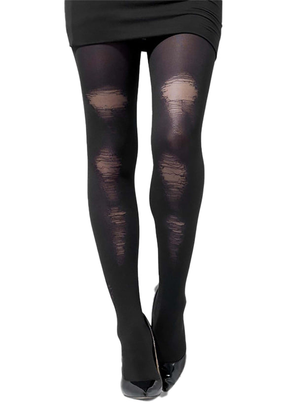 Distressed Women's Tights